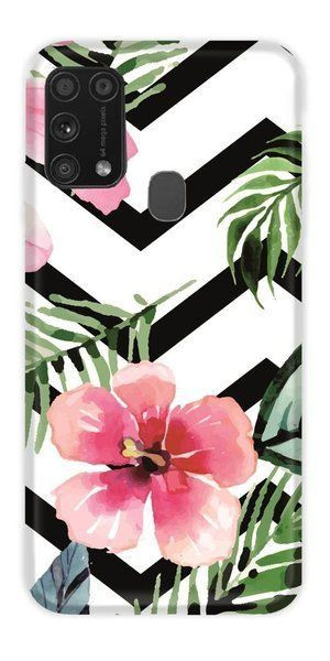 Casegadget Etui Nadruk Tropikalne Kwiaty Samsung Galaxy M31