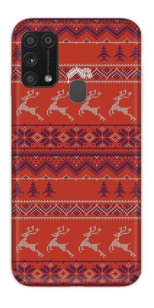 Casegadget Etui Nadruk Czerwone Renifery Samsung Galaxy M31