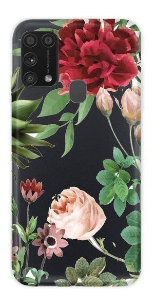 Casegadget Etui Nadruk Czerwona Róża I Liście Motorola Edge