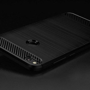 Case Etui Carbon Lux Czarne Nokia C1