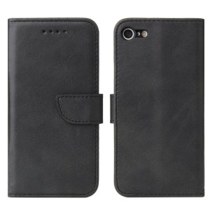 Futerał etui portfel z klapką do iPhone SE 2020 / iPhone 8 / iPhone 7 czarn