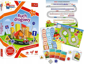 TREFL Gra Edukacyjna RUCH DROGOWY Mistrz Wiedzy 6+