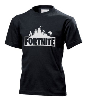 Koszulka dziecięca Fortnite Battle Royale XL Czarny