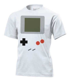 Koszulka dziecięca Gameboy XL Biały
