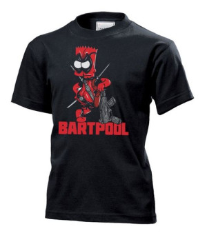 Koszulka dziecięca Bartpool S Czarny
