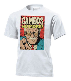 Koszulka dziecięca Cameos No More! Stan Komiksy L Biały