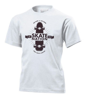 Koszulka dziecięca Skate Nation XL Biały
