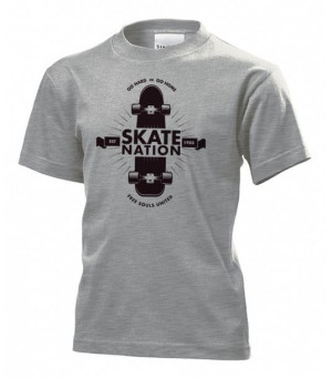 Koszulka dziecięca Skate Nation XS Szary