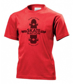 Koszulka dziecięca Skate Nation XS Czerwony