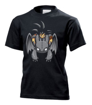 Koszulka dziecięca Dragon Ball Son Goku Czarny XS
