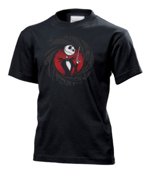 Koszulka dziecięca Jack Skellington XL Czarny