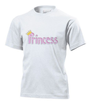 Koszulka dziecięca Princess XL Biały