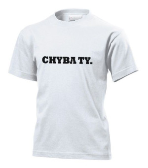 Koszulka dziecięca Chyba ty M Biały