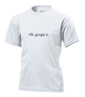 Koszulka dziecięca Google it XL Biały