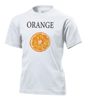 Koszulka dziecięca Orange S Biały