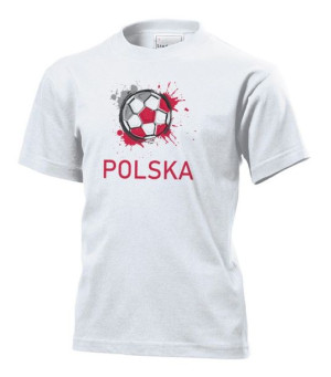 Koszulka dziecięca Polska Dla Kibica XL Biały