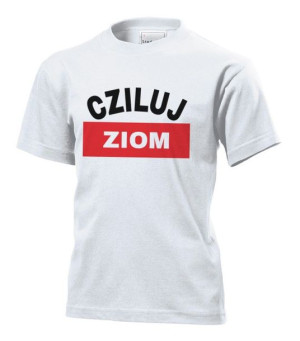 Koszulka dziecięca Cziluj ziom S Biały