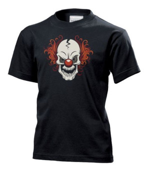 Koszulka dziecięca Zombie klaun błazen Clown XL Czarny