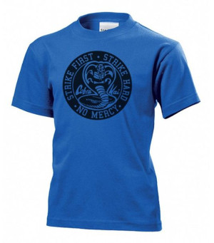 Koszulka dziecięca Cobra Kai Karate Kid Serial L Niebieski