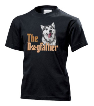 Koszulka dziecięca The Godfather pies husky M Czarny