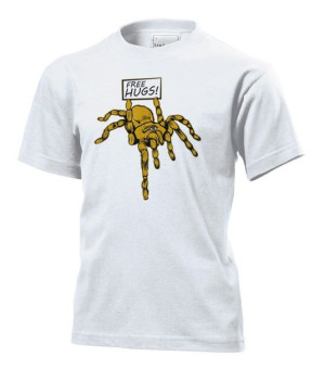 Koszulka dziecięca Tarantula pająk przytulanie XL Biały
