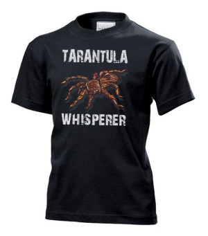 Koszulka dziecięca Zaklinacz tarantuli pająków XL Czarny