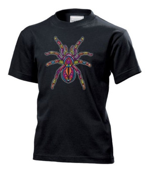 Koszulka dziecięca Tarantula pająk Czarny XS