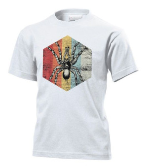 Koszulka dziecięca Tarantula pająk vintage XL Biały