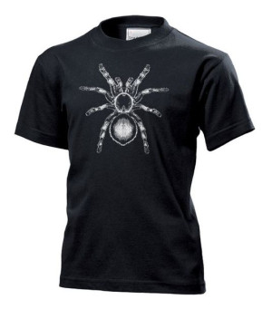 Koszulka dziecięca Tarantula pająk S Czarny