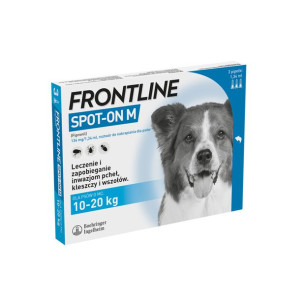 Frontline Spot On M krople dla średnich psów 3szt.