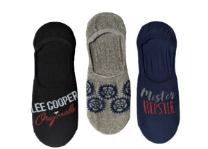 Skarpetki mikrostopki mokasyny męskie Lee Cooper 3Pak Roz.39/42