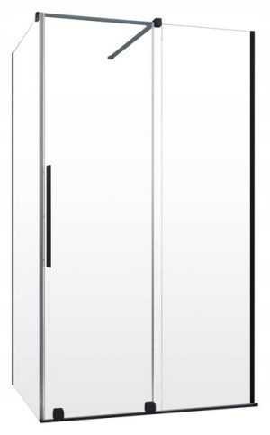 Kabina Furo Black KDJ 160x90x200 Radaway prawa