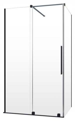 Kabina prysznic Furo Black KDJ 90x80x200 Radaway L