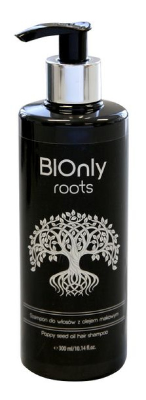 BIOnly roots Szampon do włosów z olejem makowym 300ml