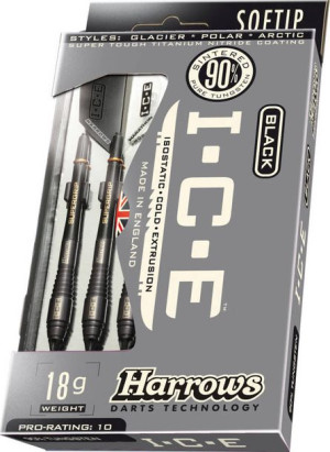 Rzutki Harrows Black ICE 90% wolfram Softip