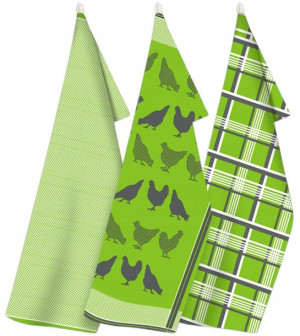 Ściereczki kuchenne 50x70 3szt Greno Easter Deco