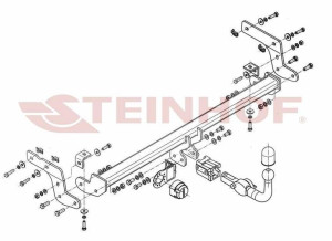 Hak holowniczy Steinhof Citroen C-Elysee II 2012-