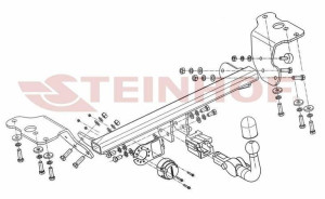 Hak holowniczy Steinhof Toyota Auris 2007-2012