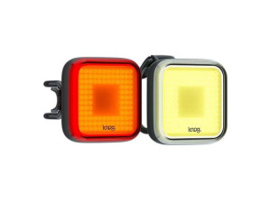KNOG Zestaw lampek rowerowych przód + tył BLINDER SQUARE TWINPACK