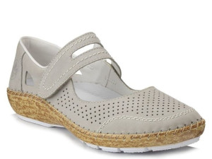 Buty RIEKER 44885-40 szare skórzane