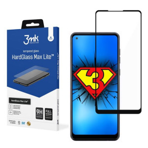 Szkło hartowane 3MK HardGlass Max Lite Samsung Galaxy A21s czarne