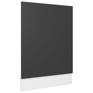 Panel do zabudowy zmywarki, szary, 45x3x67 cm, płyta wiórowa