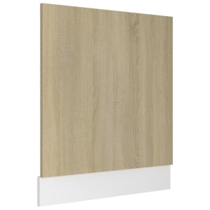 Panel do zabudowy zmywarki, kolor dąb sonoma, 59,5x3x67 cm