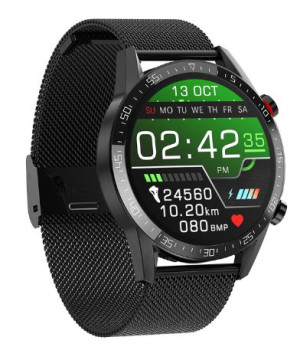 Smartwatch męski L13/SK7 czarna bransoleta
