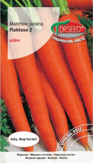 Nasiona Marchew Flakkese 2 - Flacoro POL Torseed 5g