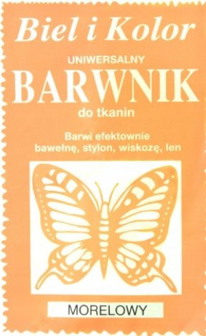Barwnik do tkanin farba MORELOWY