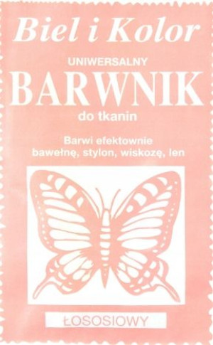 Barwnik do tkanin farba ŁOSOSIOWY