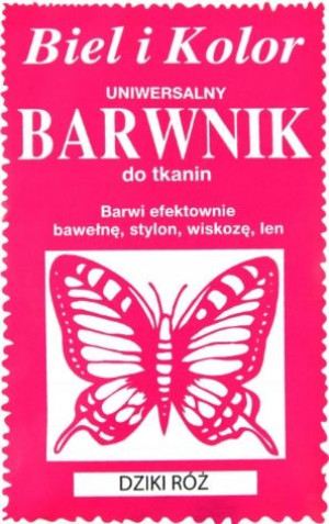 Barwnik do tkanin farba DZIKA RÓŻA
