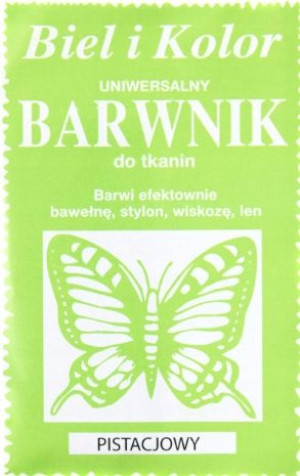 Barwnik do tkanin farba PISTACJOWY