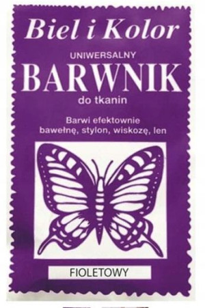 Barwnik do tkanin farba FIOLETOWY